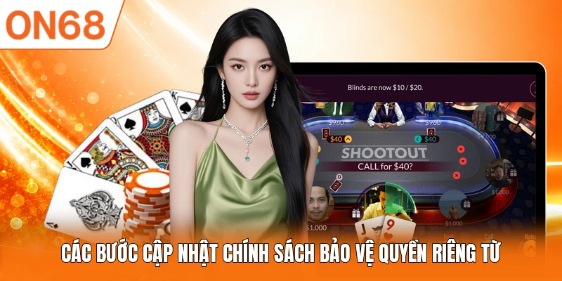 Các bước cập nhật chính sách bảo vệ quyền riêng từ